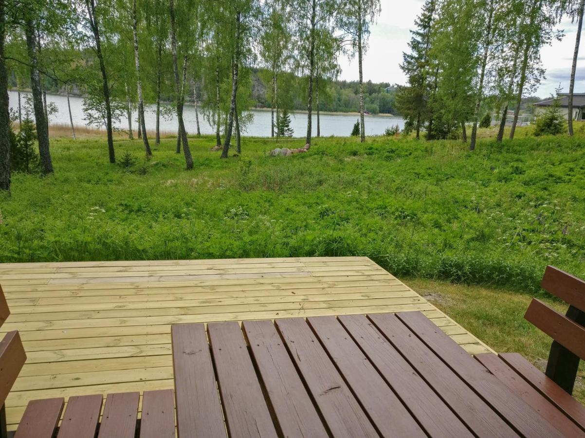 Hjortoe Stugor & Stockhus Finstrom المظهر الخارجي الصورة
